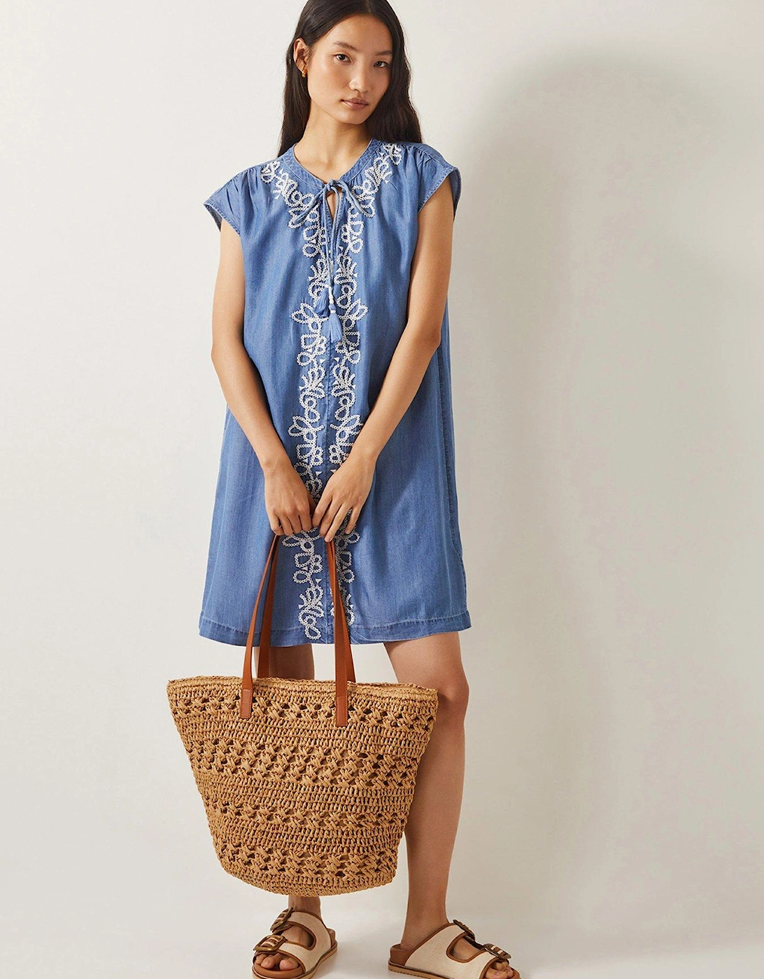 Isolde Lyocell Dress - Denim Blue, 2 of 1