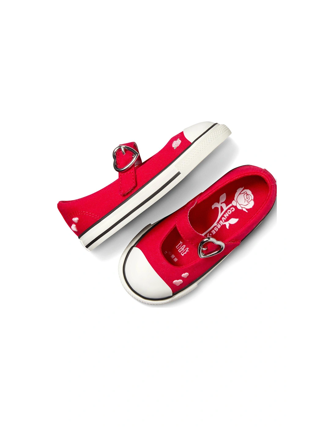 Kids Chuck Taylor All Star Dainty Mary Jane Canvas Ox - Red