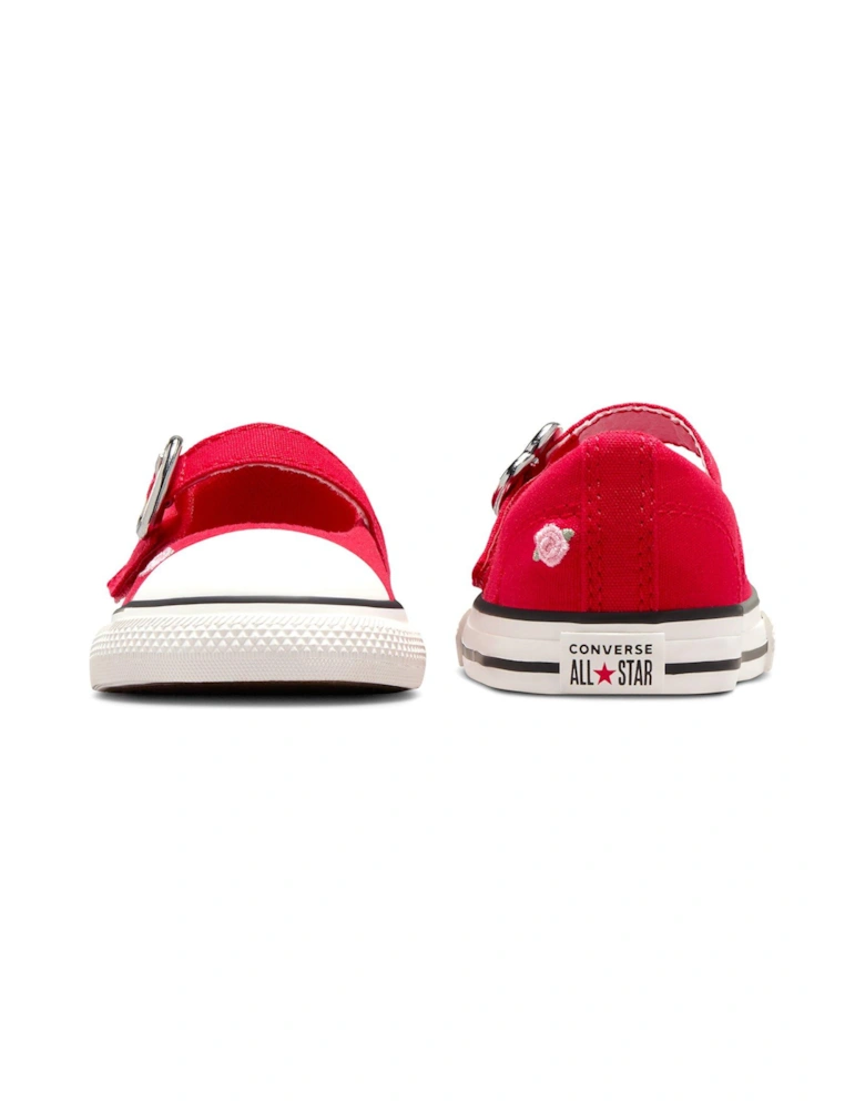 Kids Chuck Taylor All Star Dainty Mary Jane Canvas Ox - Red