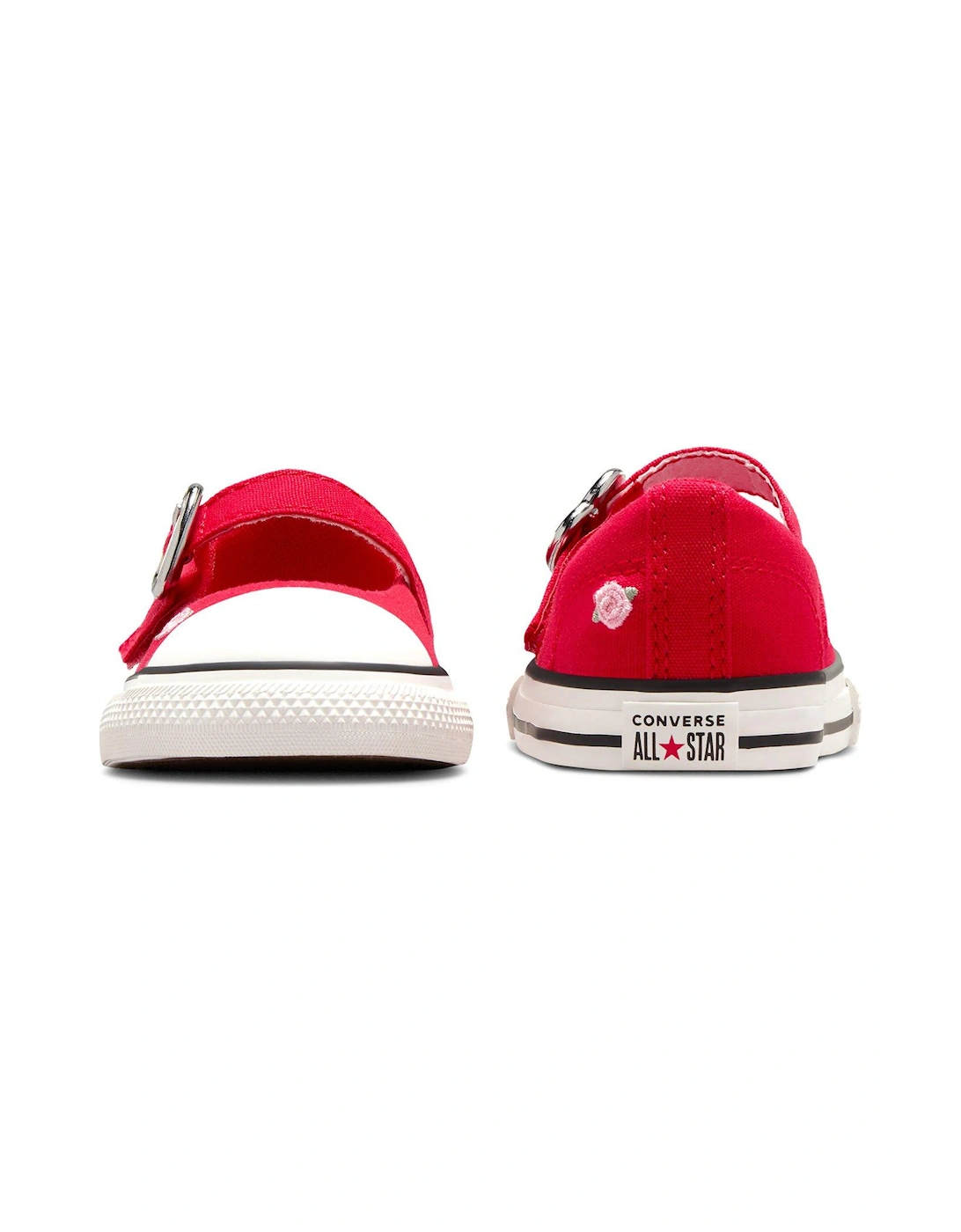 Kids Chuck Taylor All Star Dainty Mary Jane Canvas Ox - Red