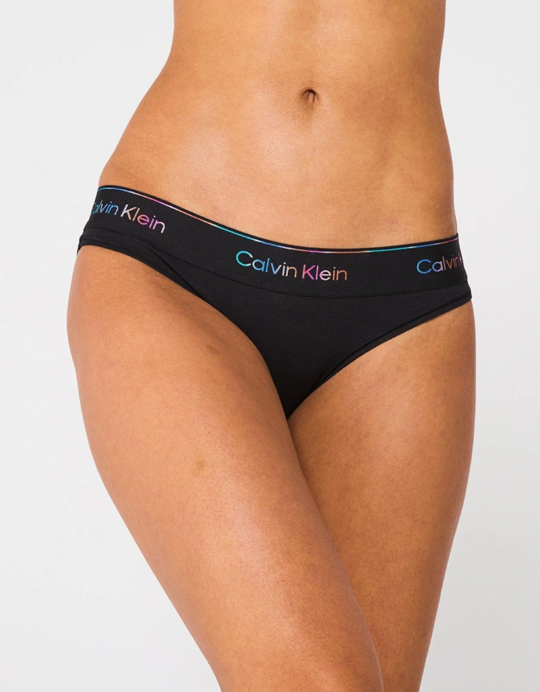 Icon Cotton Pride Brief - Black