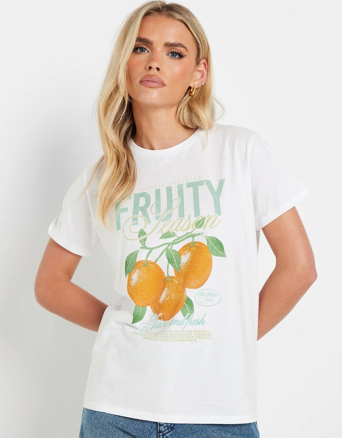 Fruity Oranges T-Shirt - White, 2 of 1