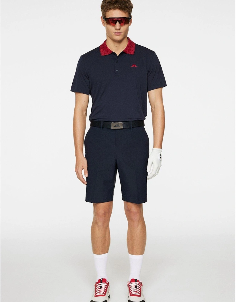 Mens Golf Glen Regular Fit Polo - Navy