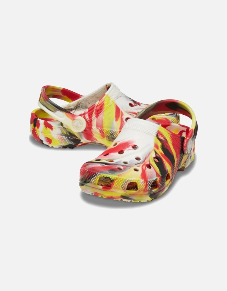 Classic Marbled Girls Clogs