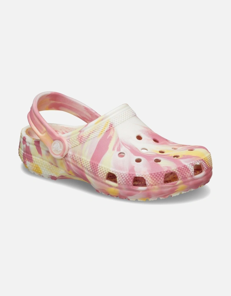 Classic Marbled Girls Clogs