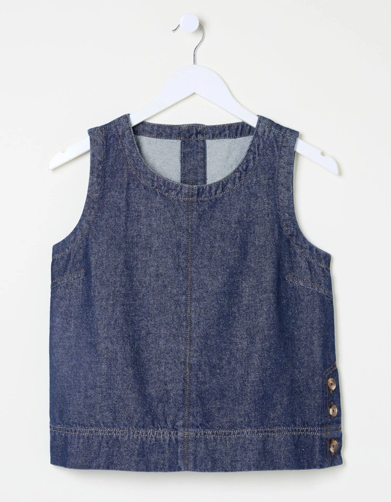 Dara Denim Shell Top - Multi