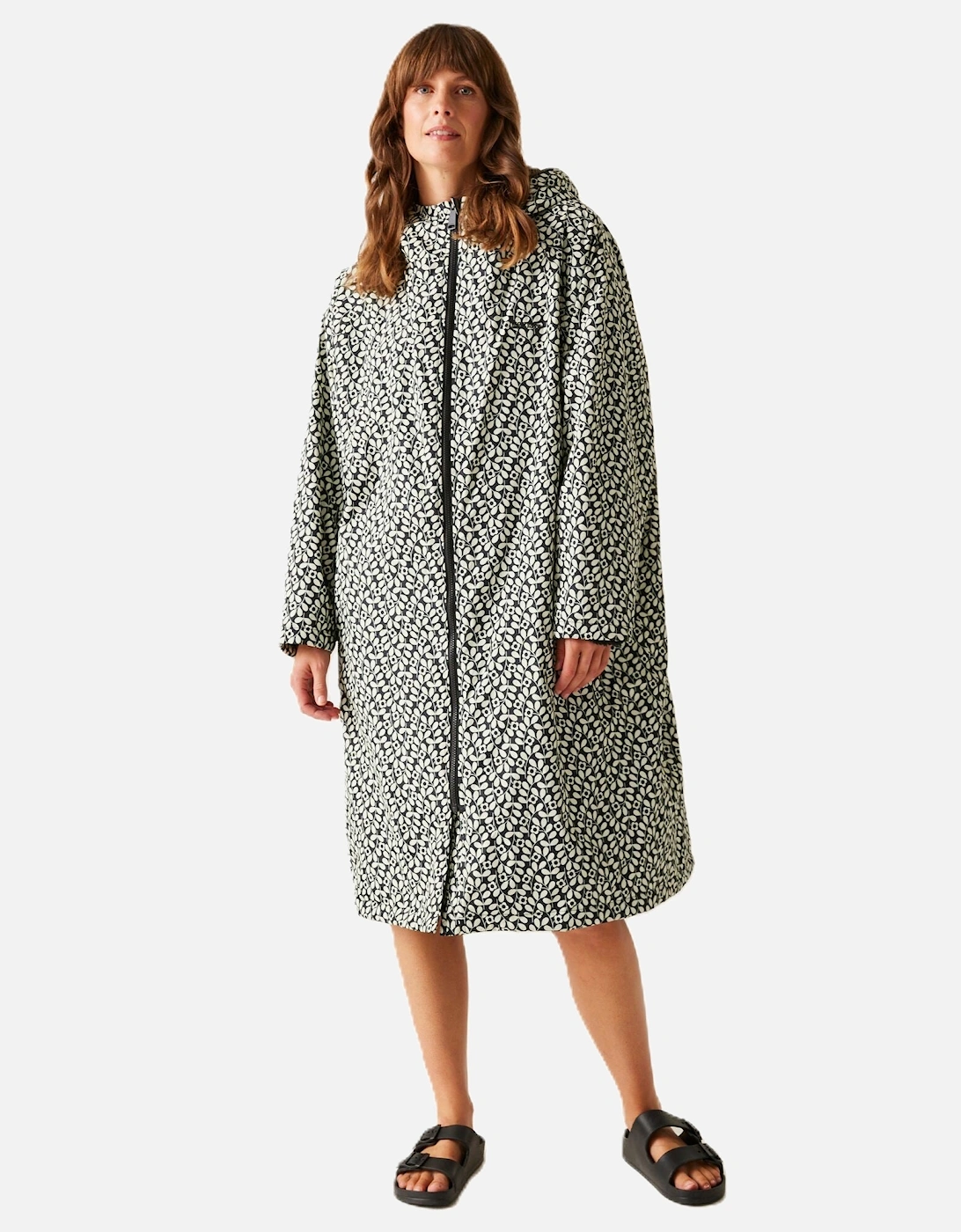 Womens Orla Kiely Waterproof Fleece Lined Changing Robe, 2 of 1