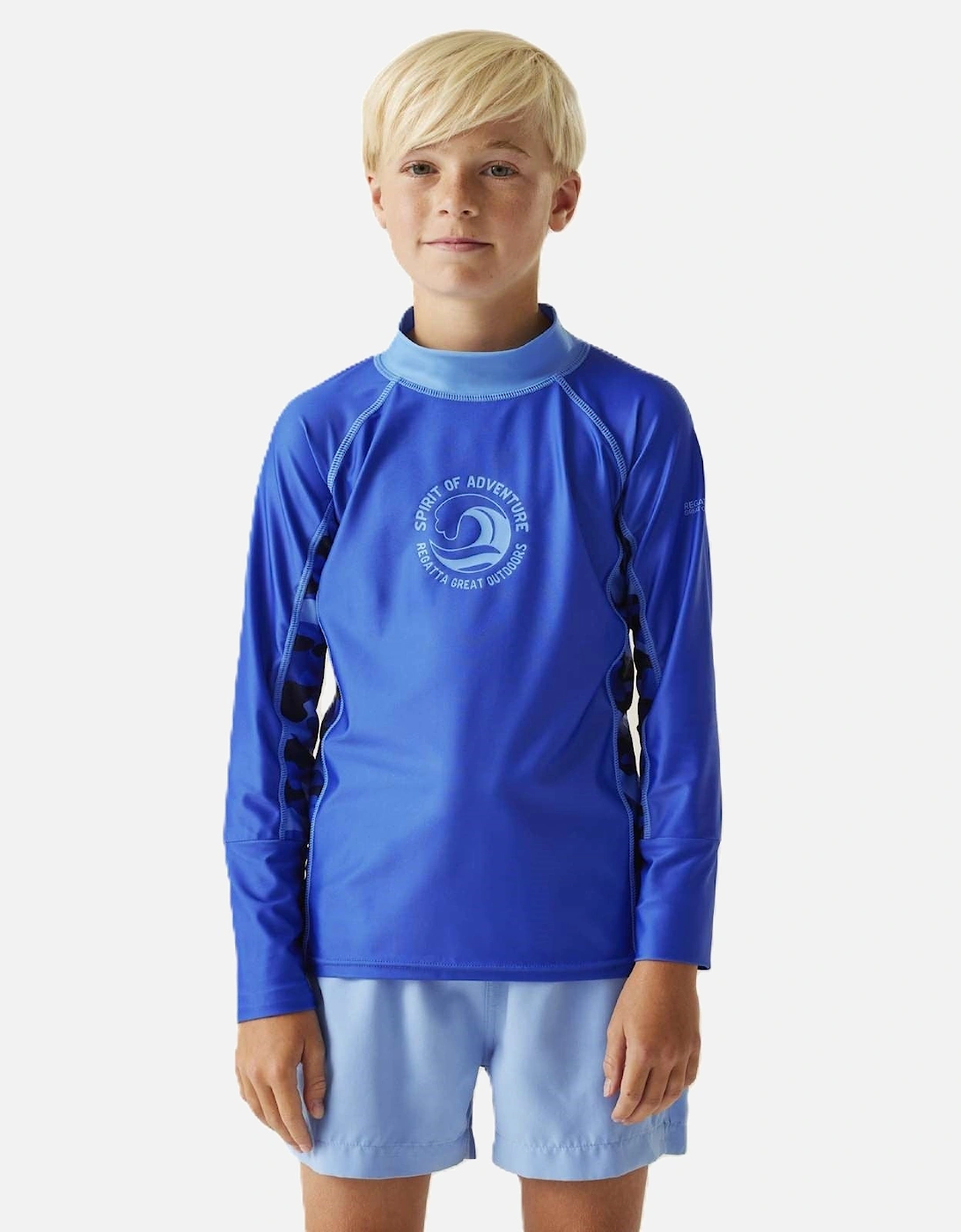 Kids Hoku II Long Sleeve UV Protect Rash Vest, 2 of 1