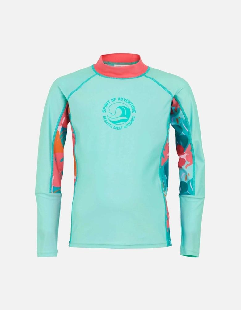 Kids Hoku II Long Sleeve UV Protect Rash Vest