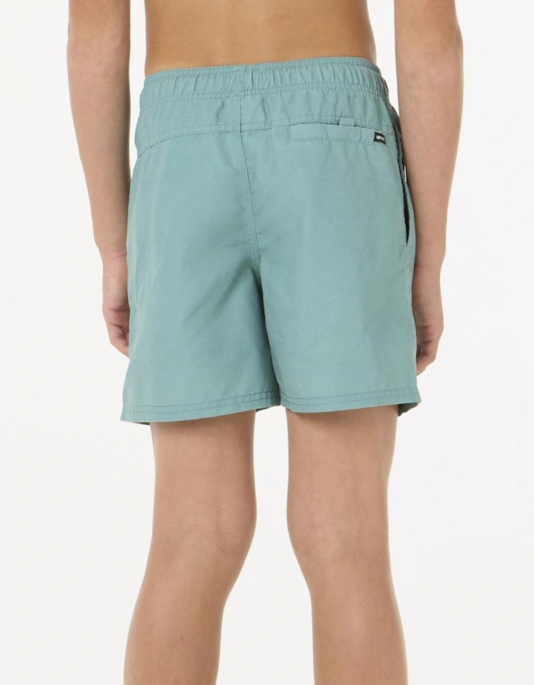 Rip Curl Kids Offset Volley Swim Shorts