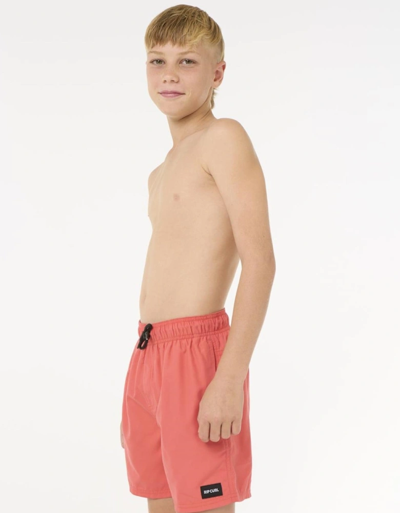 Rip Curl Kids Offset Volley Swim Shorts