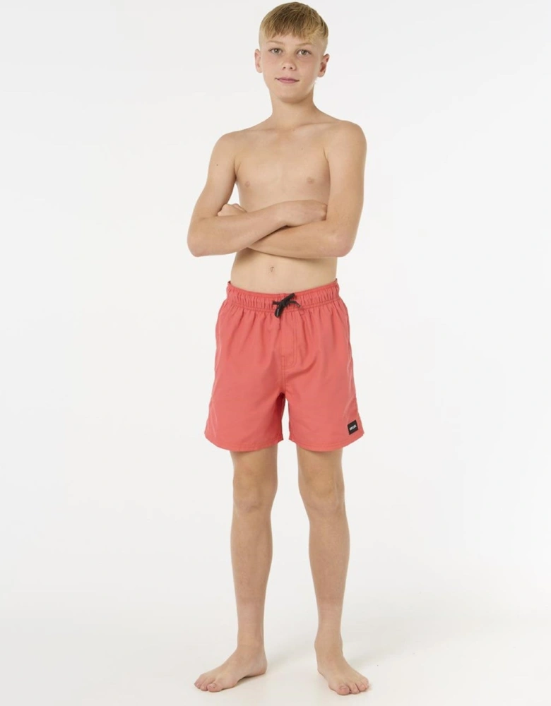 Rip Curl Kids Offset Volley Swim Shorts