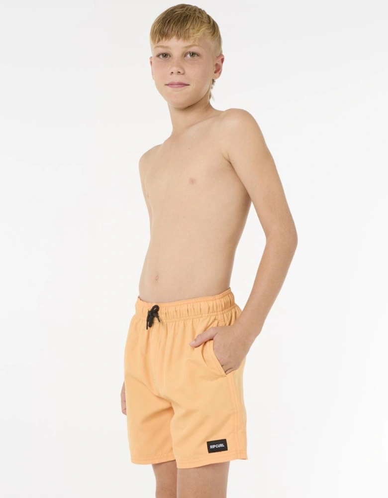 Rip Curl Kids Offset Volley Swim Shorts