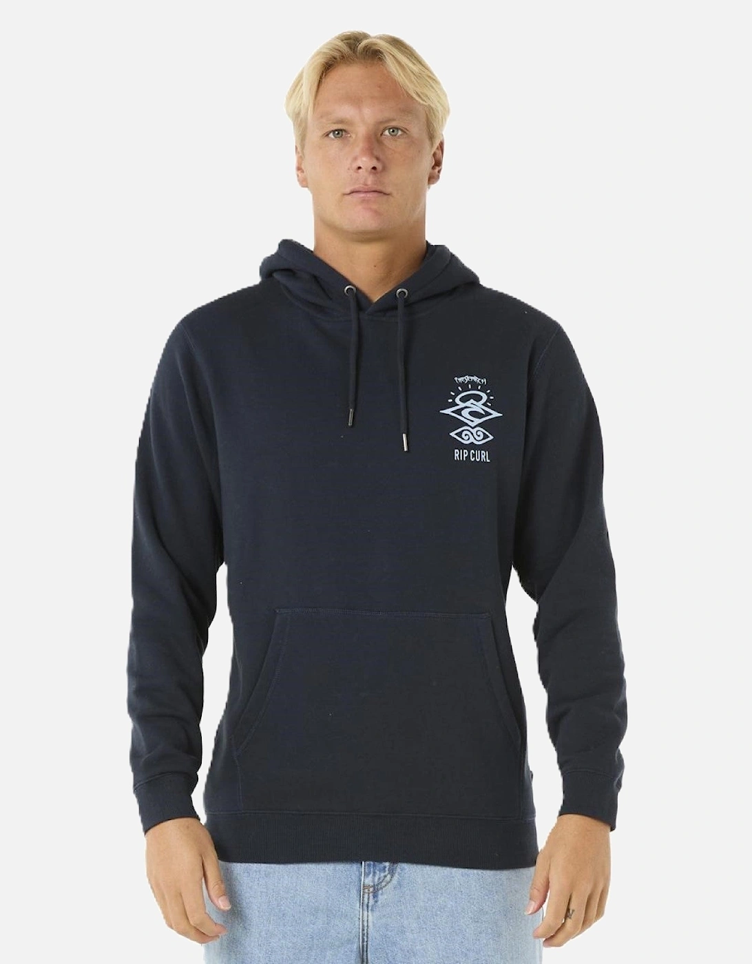 Rip Curl Mens Search Icon Fleece Pullover Hoodie