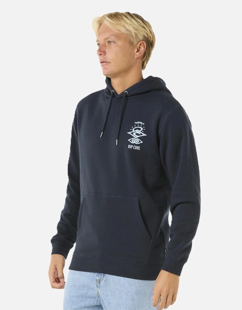 Rip Curl Mens Search Icon Fleece Pullover Hoodie