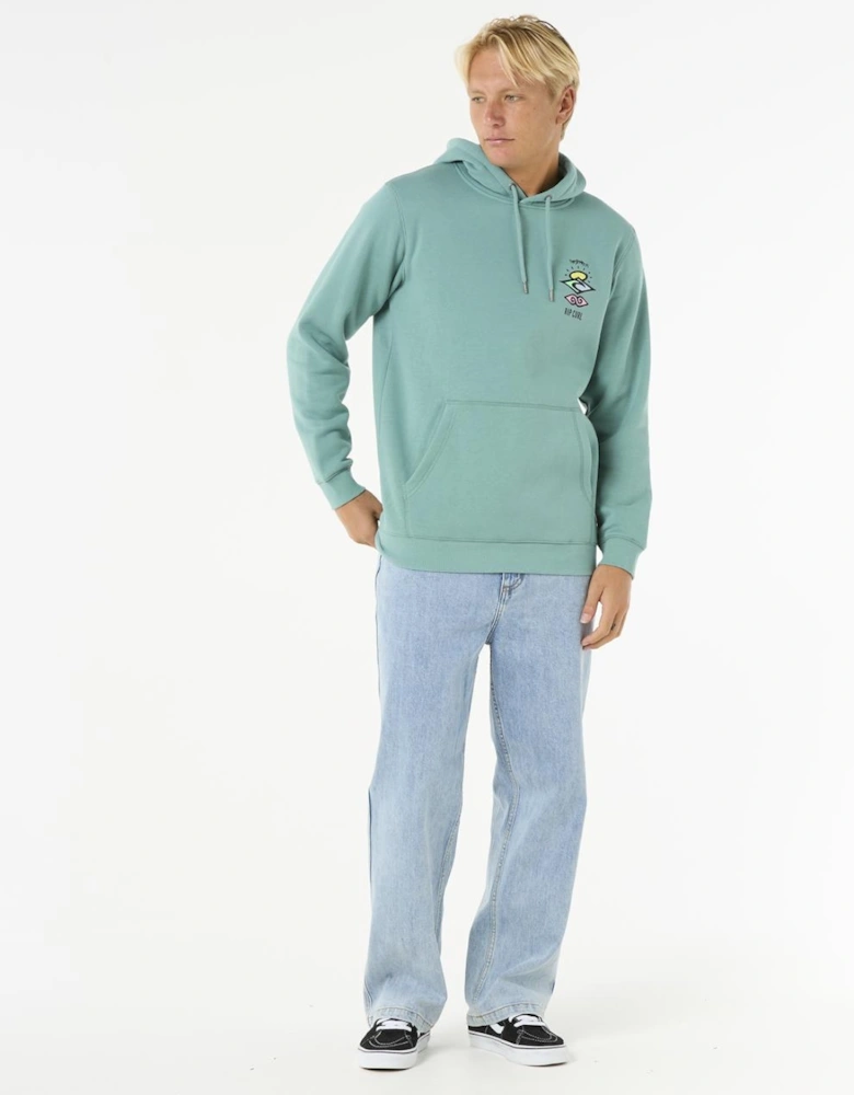 Rip Curl Mens Search Icon Fleece Pullover Hoodie