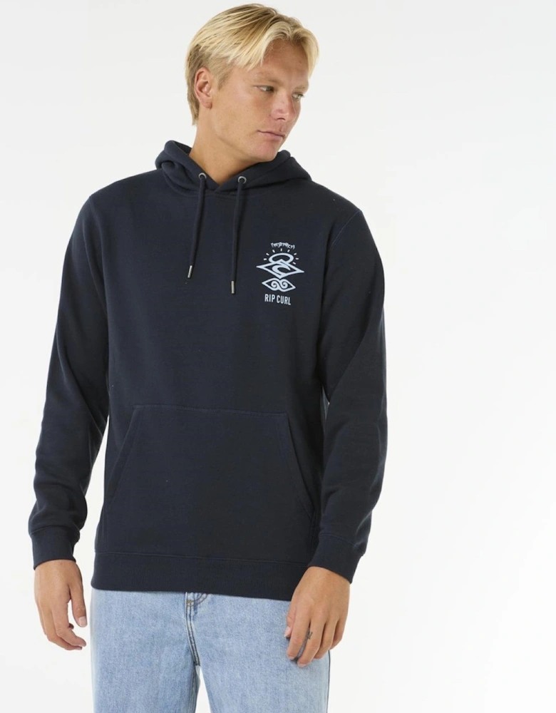 Rip Curl Mens Search Icon Fleece Pullover Hoodie