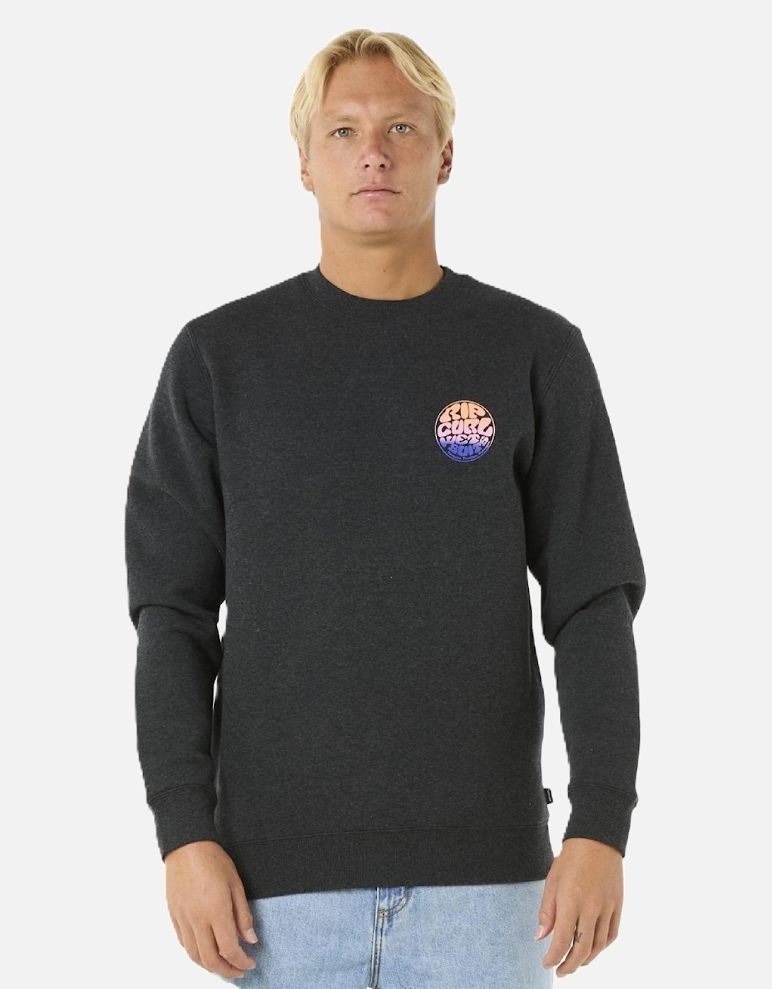 Rip Curl Mens Wetsuit Icon Crew Neck Sweatshirt, 2 of 1