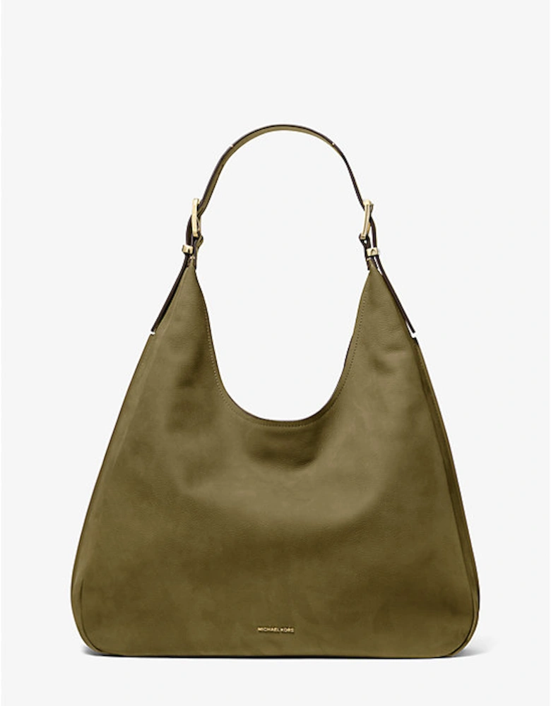 Nolita Large Nubuck Hobo Shoulder Bag