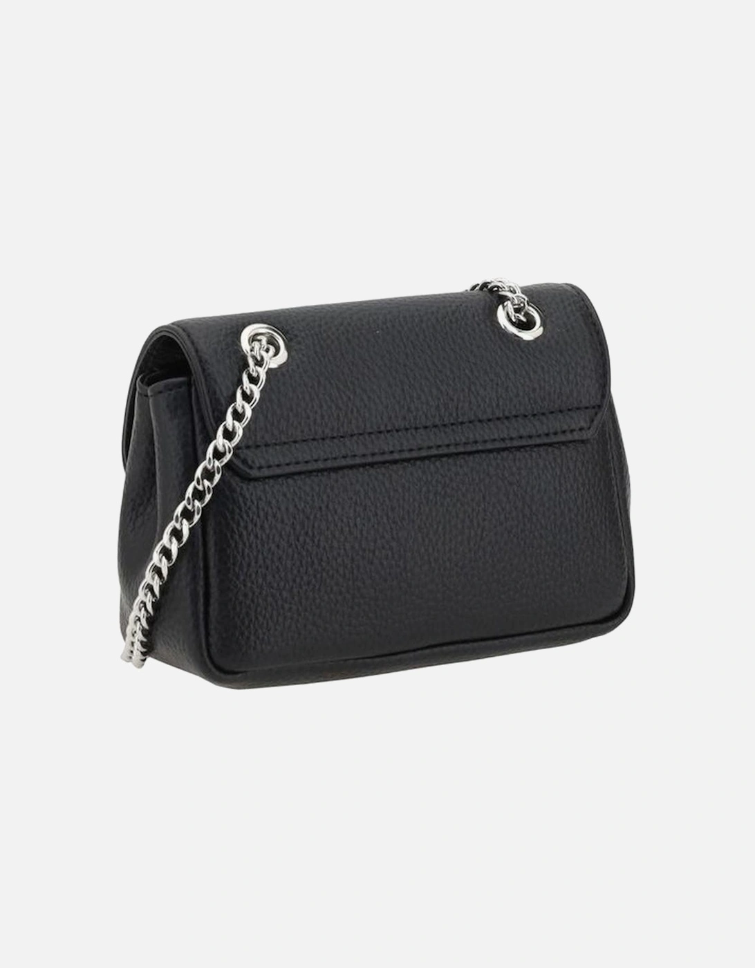 Chain Strap Crossbody Bag with Magnetic Flap Closure Women - Black