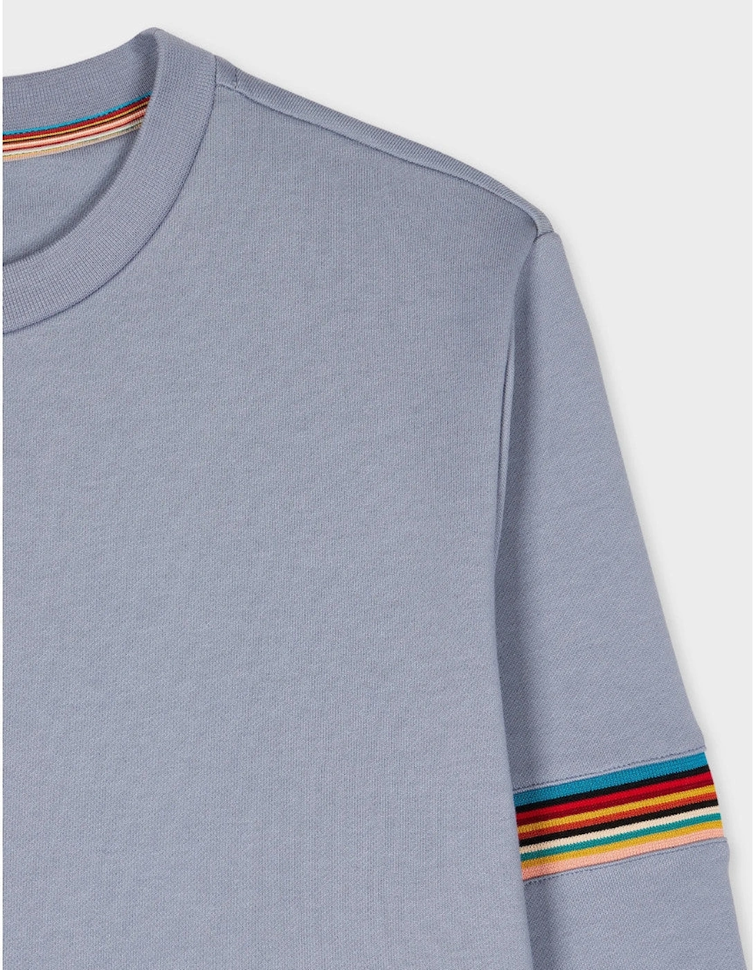 Stripe Arm Sweatshirt 73 Grey