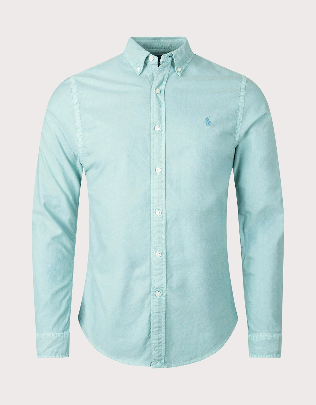 Slim Fit Garment-Dyed Oxford Shirt, 4 of 3