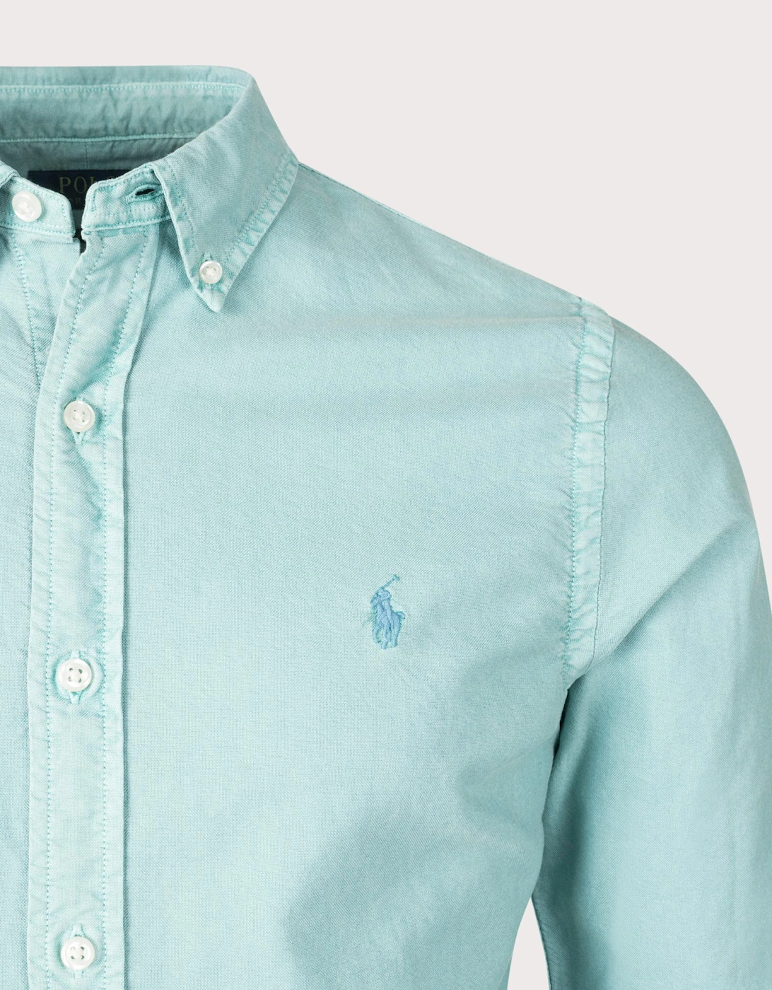 Slim Fit Garment-Dyed Oxford Shirt