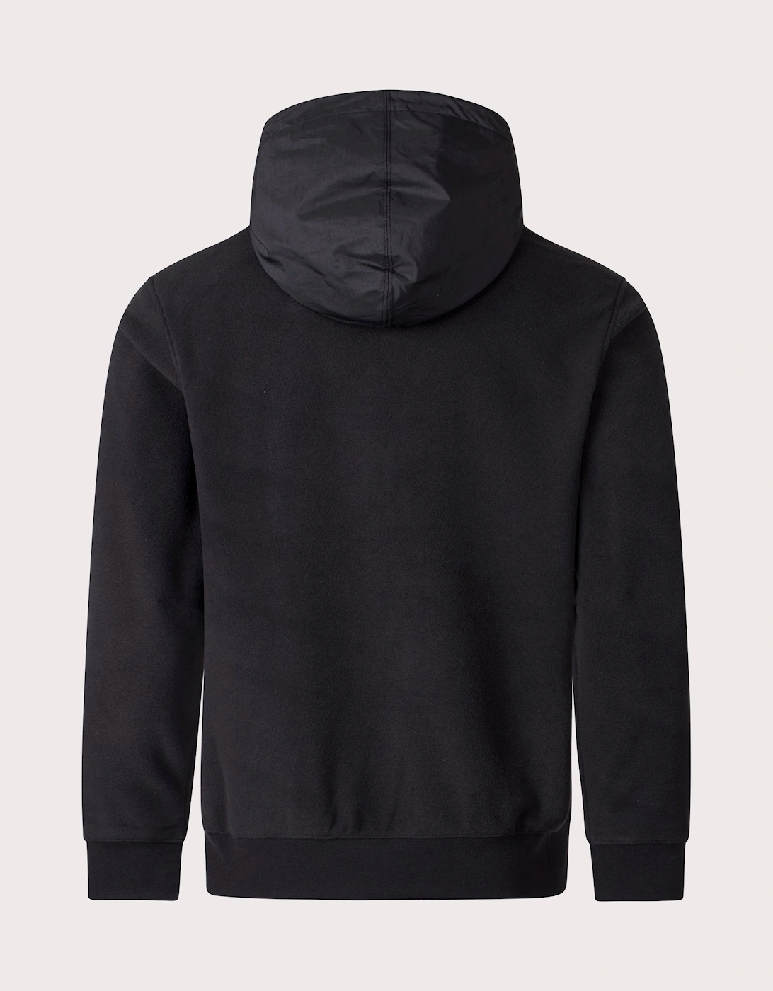 Brushed Fleece Hybrid Hoodie