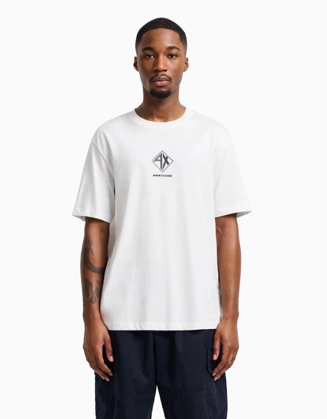 Mens AX Diamond Logo T-Shirt, 5 of 4