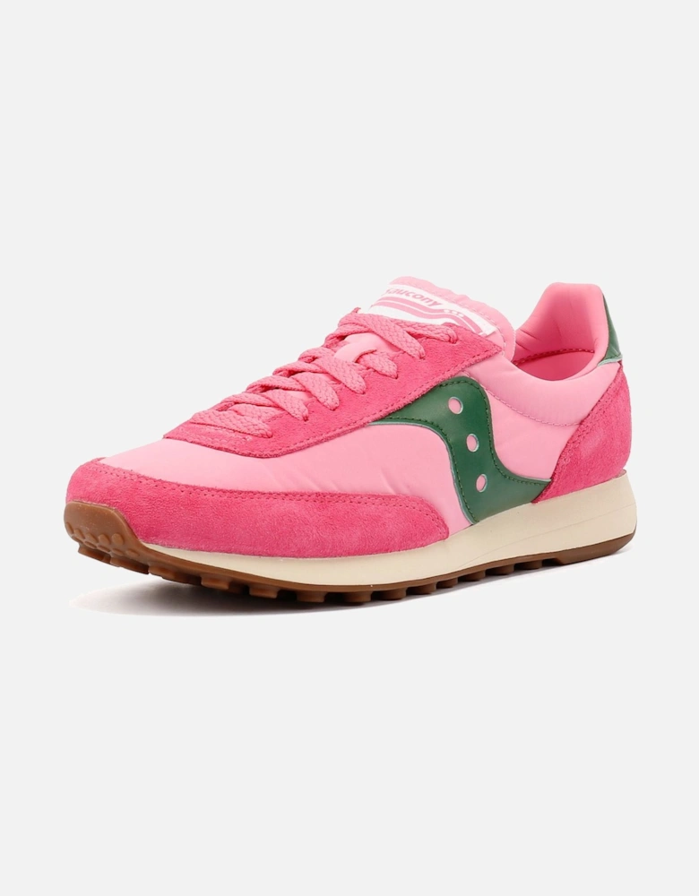 - S70884-6 UNISEX TRAINER 80 PINK/FOREST