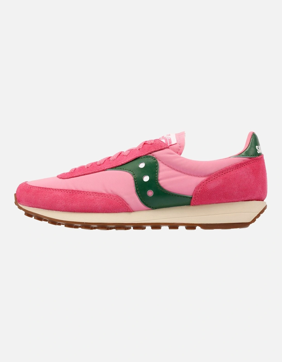 - S70884-6 UNISEX TRAINER 80 PINK/FOREST