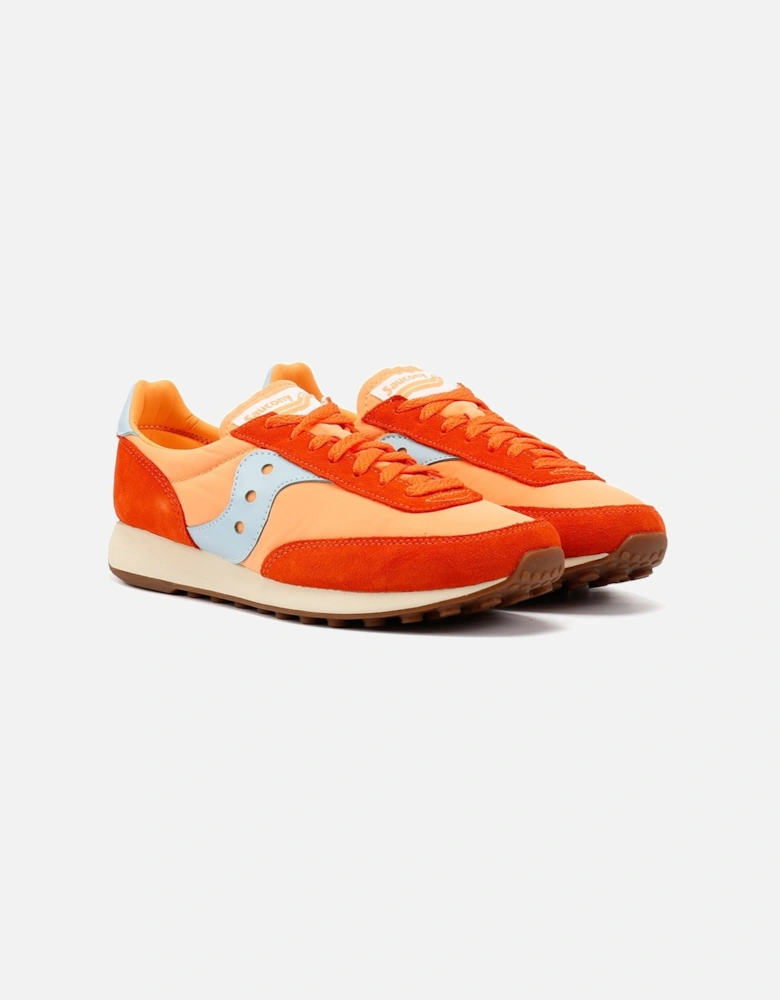 - S70884-7 UNISEX TRAINER 80 ORANGE/SKY