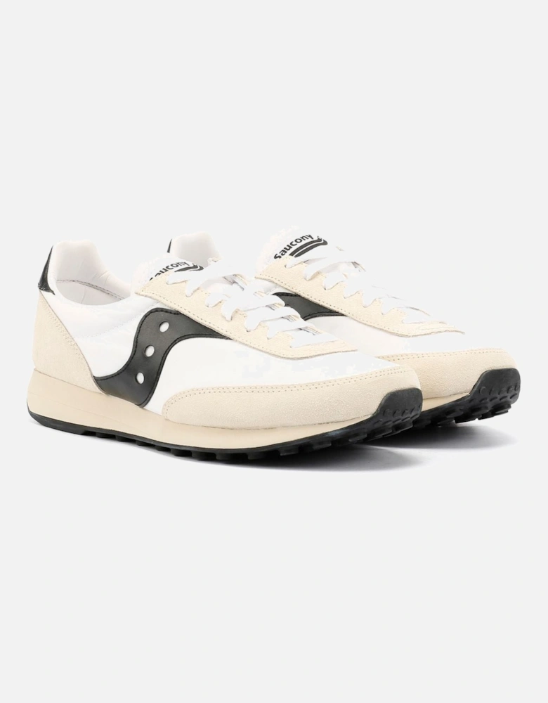 Trainer 80 Suede White/Black Trainers