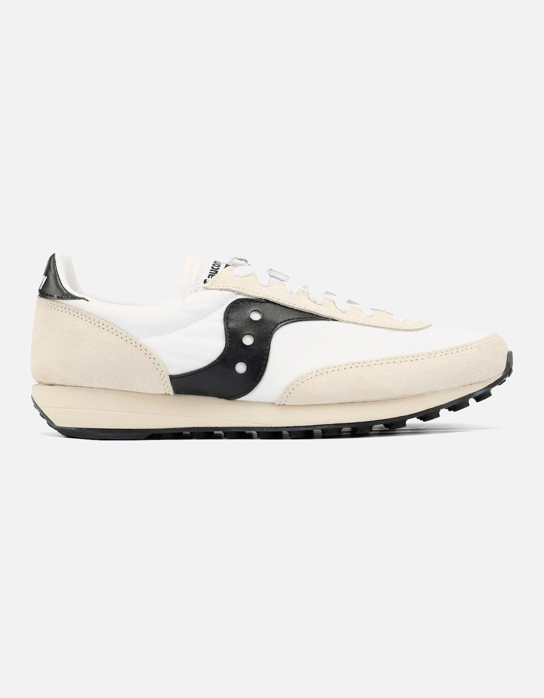 Trainer 80 Suede White/Black Trainers