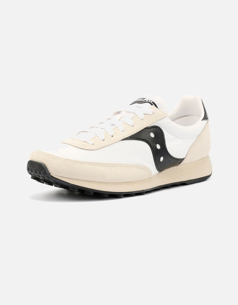 Trainer 80 Suede White/Black Trainers