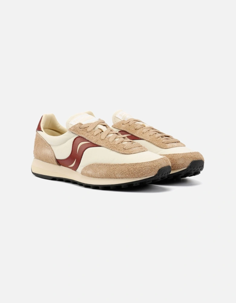 - S70883-2 UNISEX TRAINER 80 OG BEIGE/BURGUNDY