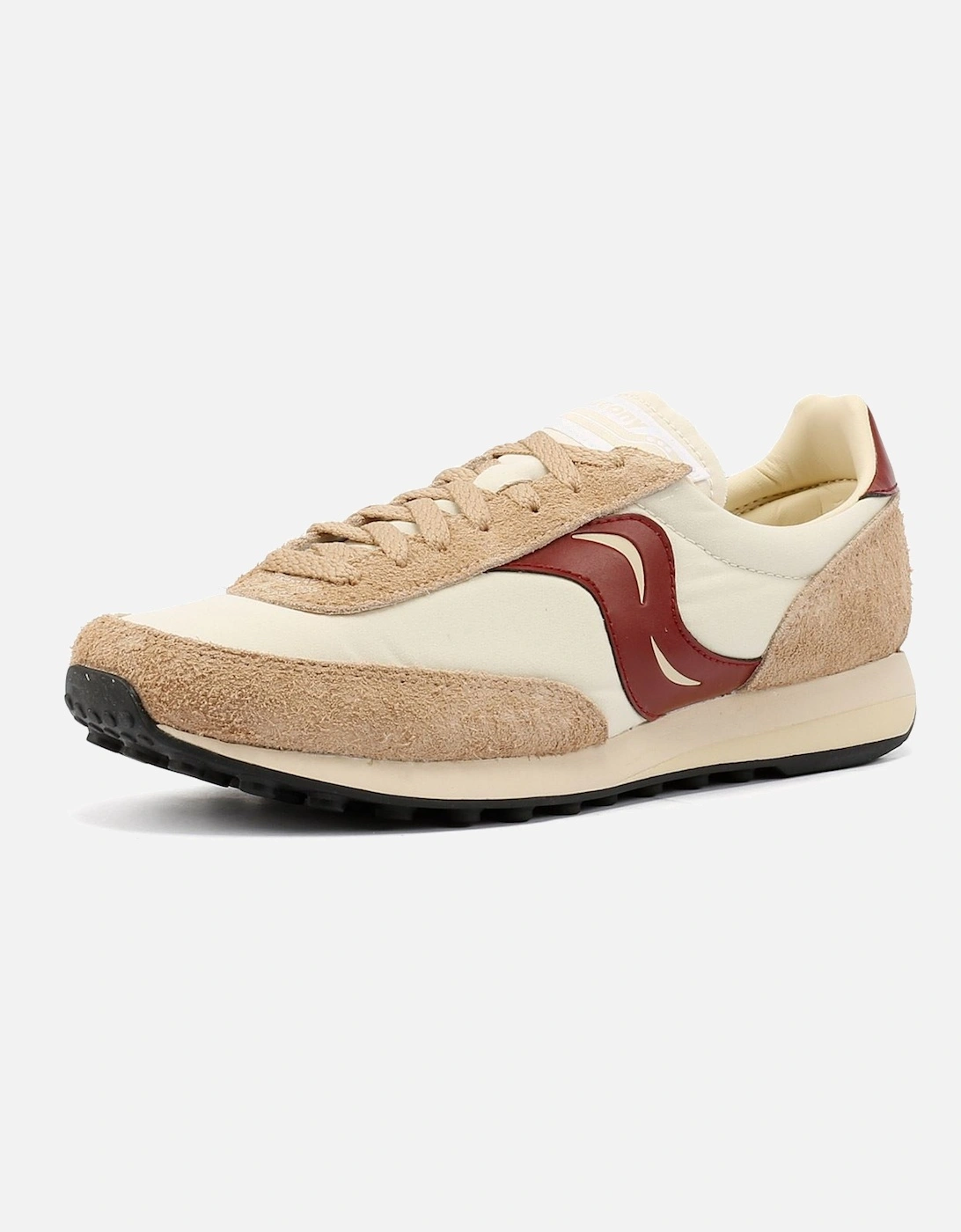 - S70883-2 UNISEX TRAINER 80 OG BEIGE/BURGUNDY