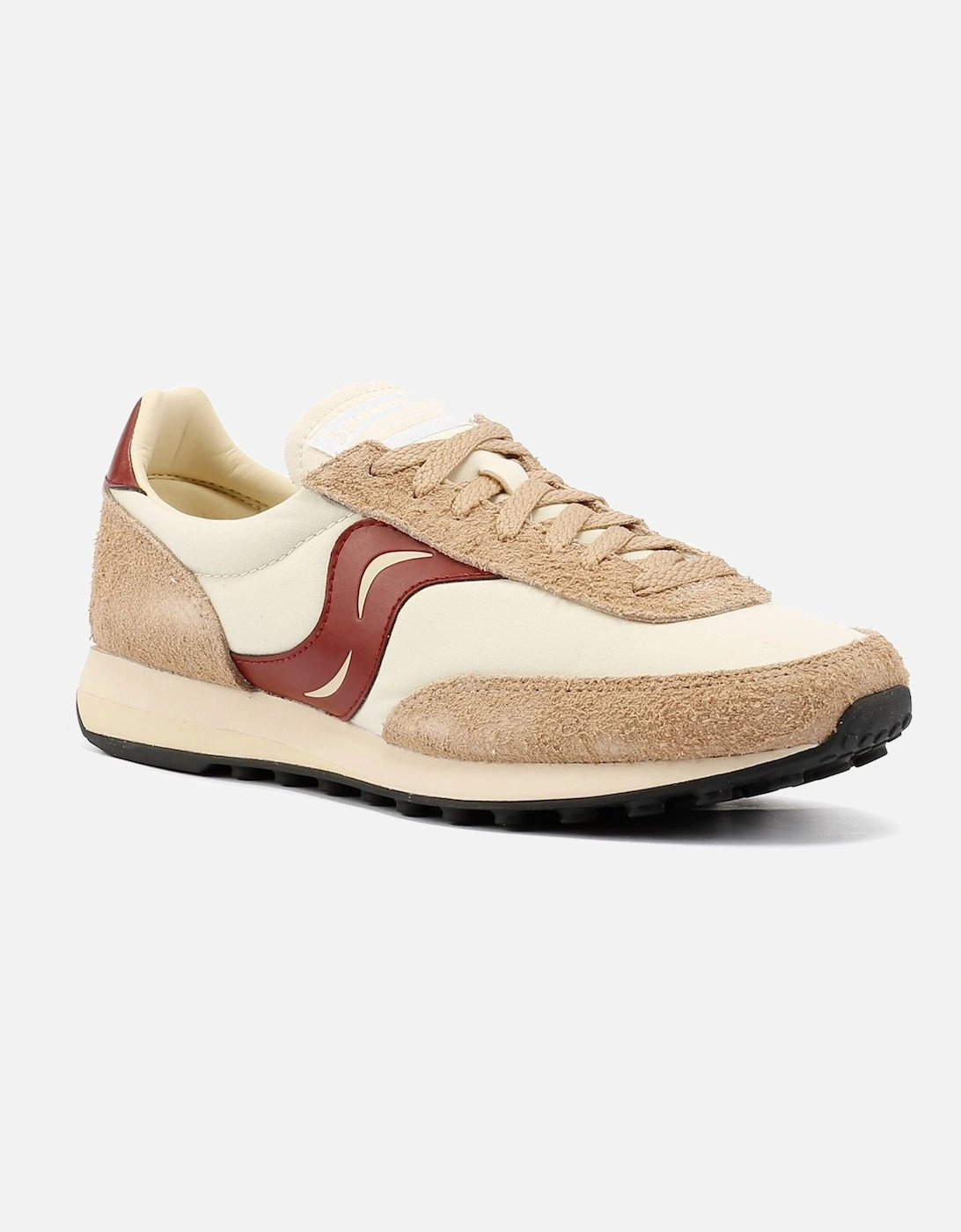 - S70883-2 UNISEX TRAINER 80 OG BEIGE/BURGUNDY