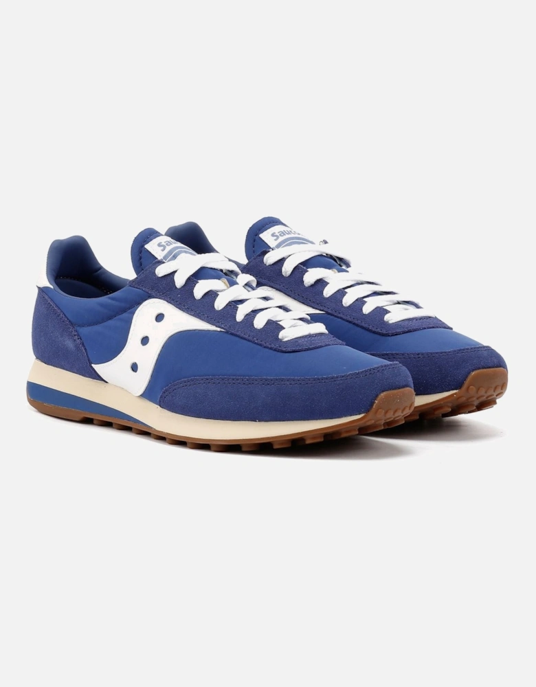 - S70884-3 UNISEX TRAINER 80 BLUE/WHITE