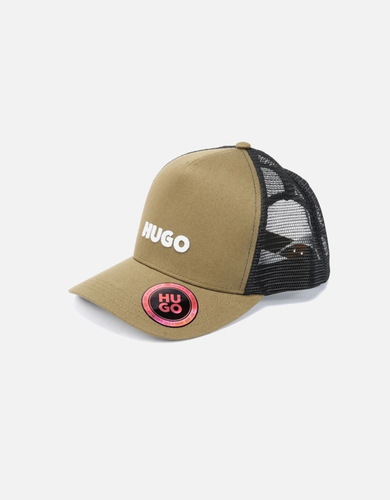 Boss Marsel Trucker Cotton Men's Brown Caps