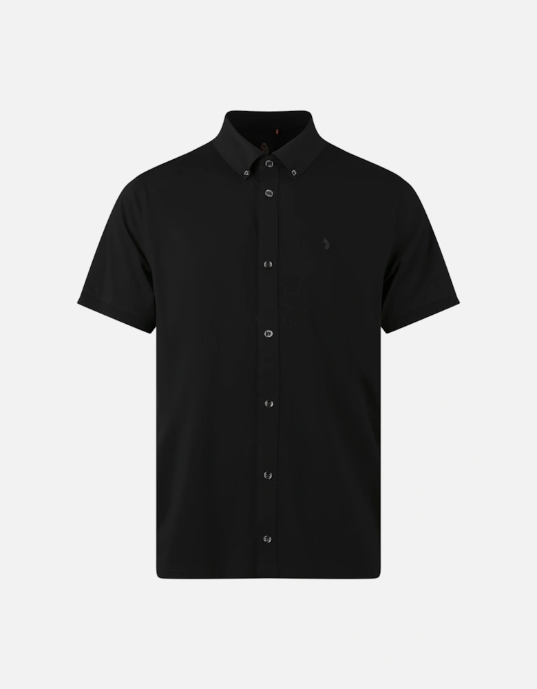 LUKE1977 Neville Short Sleeve Shirt - Black