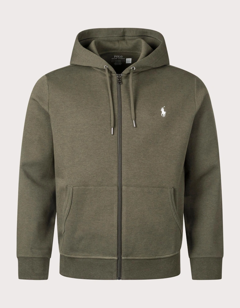 Zip Through Double Knit Hoodie