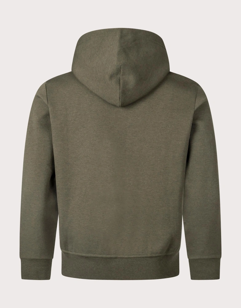 Zip Through Double Knit Hoodie