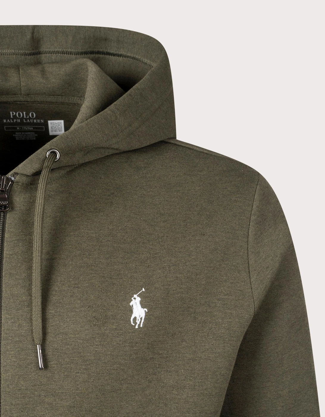 Zip Through Double Knit Hoodie