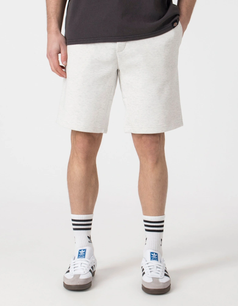 Regular Fit Double Knit Athletic Sweat Shorts