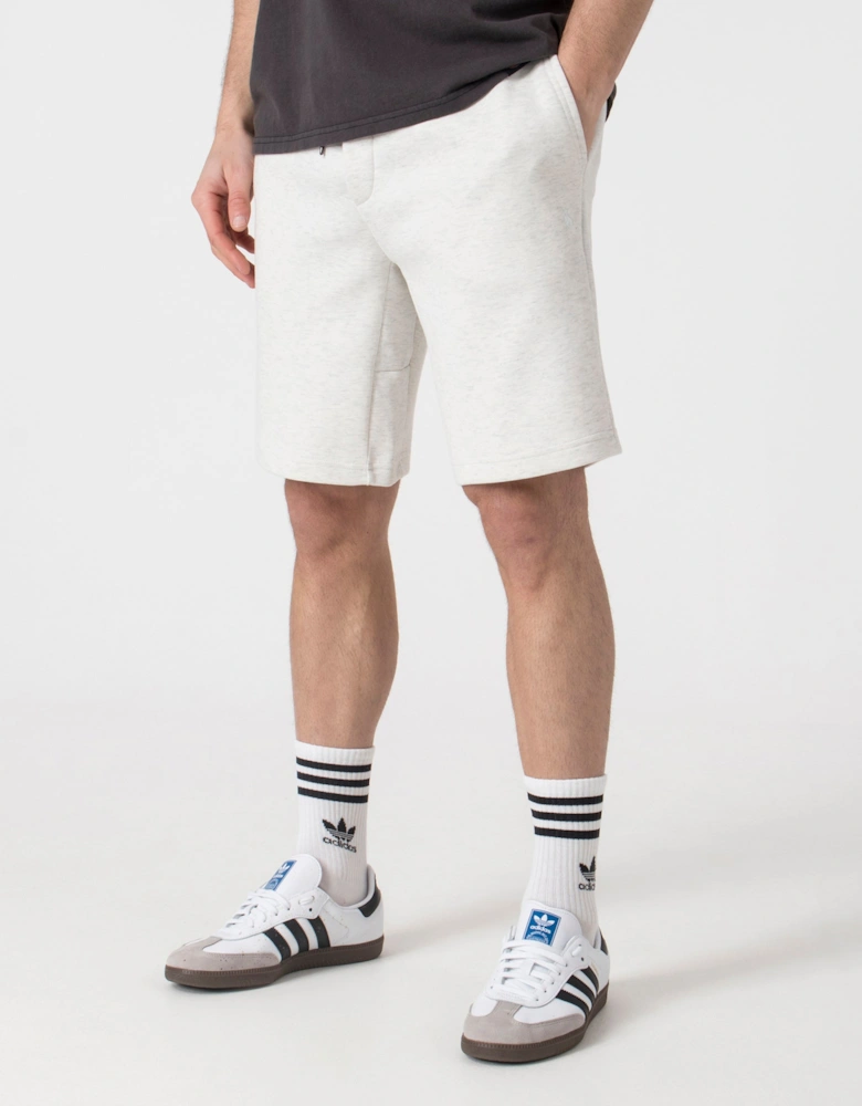 Regular Fit Double Knit Athletic Sweat Shorts