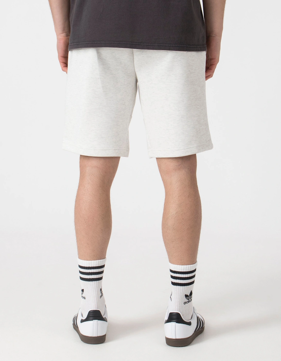 Regular Fit Double Knit Athletic Sweat Shorts