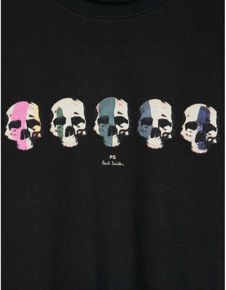 PS Multi Skull T-Shirt 79 BLACK