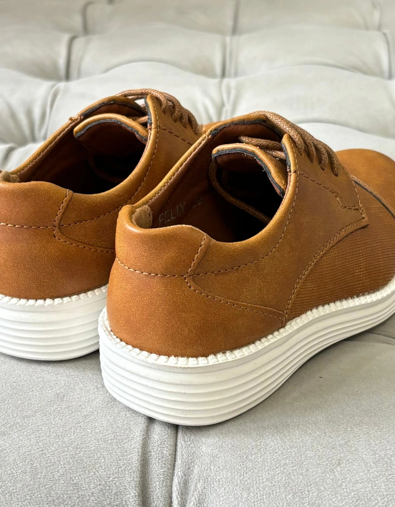 Boys “Felix” Tan Smart Trainers