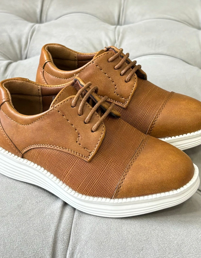 Boys “Felix” Tan Smart Trainers